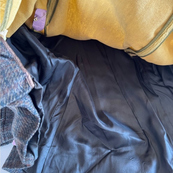 Vintage Jacobson's Wool Plaid Pea Coat Removable Liner Button Front / 4T - Picture 10 of 16